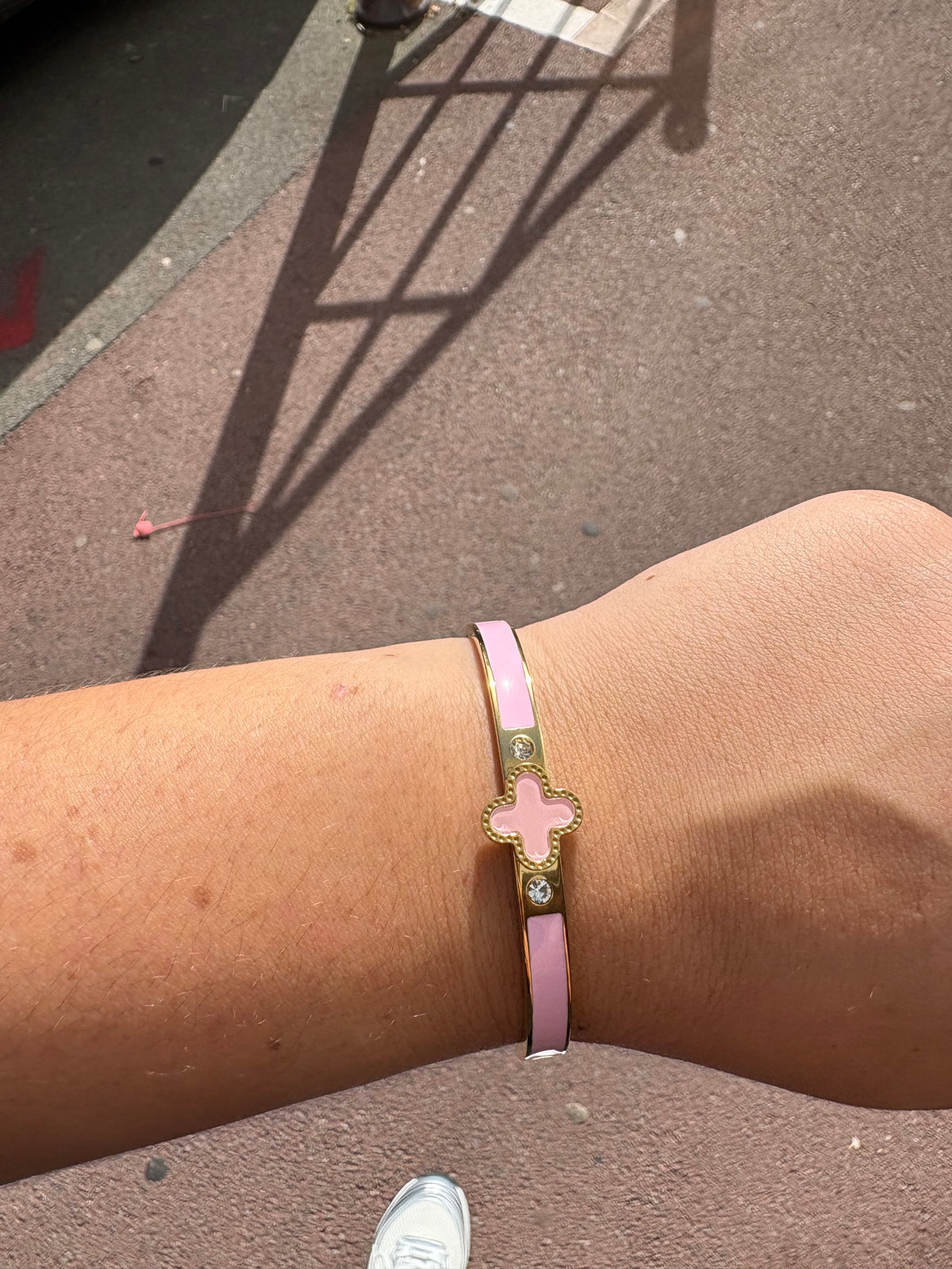 BRACELET PINK ( ACIER INOXYDABLE)
