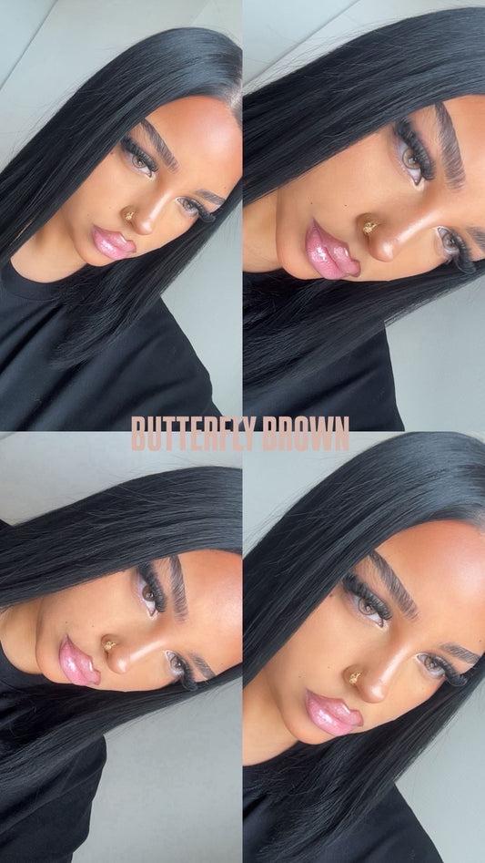 LENTILLES NOUR DE COULEUR BUTTERFLY BROWN ANNUELLES – NOUR BEAUTY