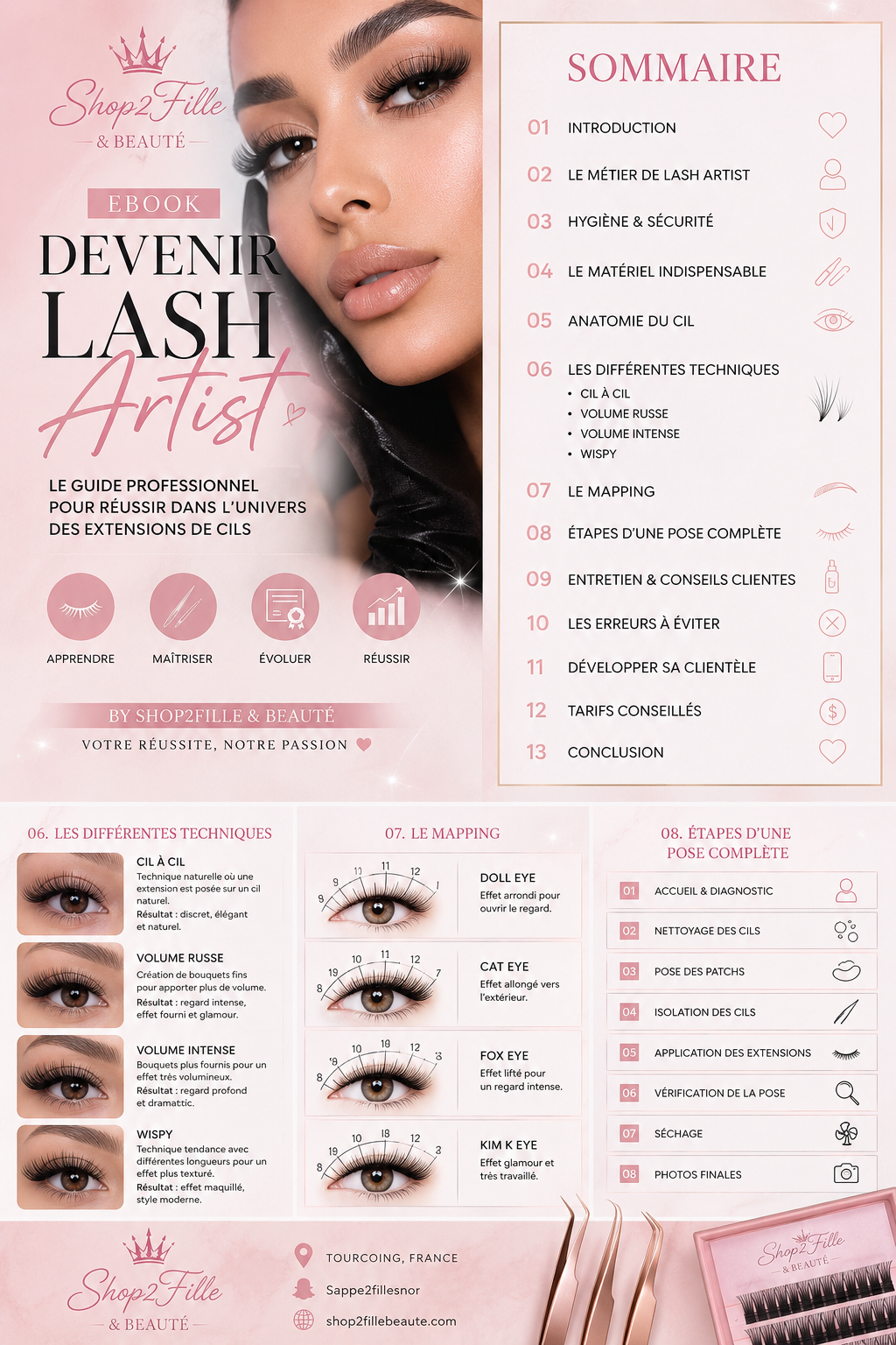 EBOOK — DEVENIR LASH ARTIST ✨