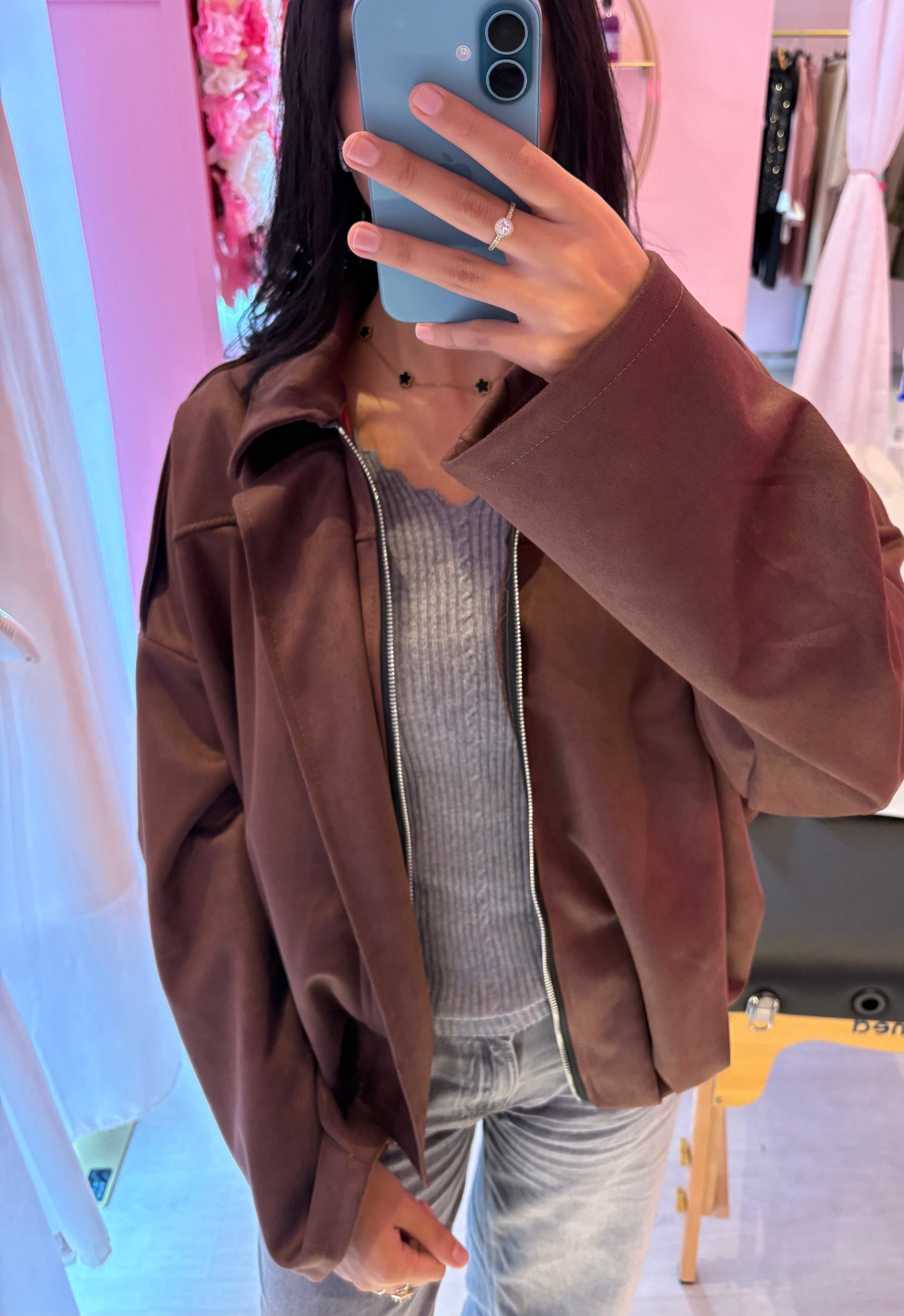 Veste deim marron
