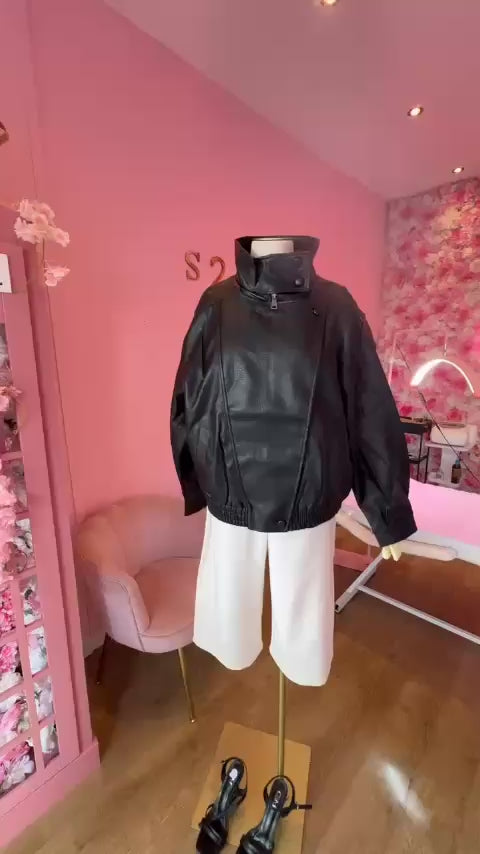 VESTE SEMILICUIR ( INSPIRATION ZARA )