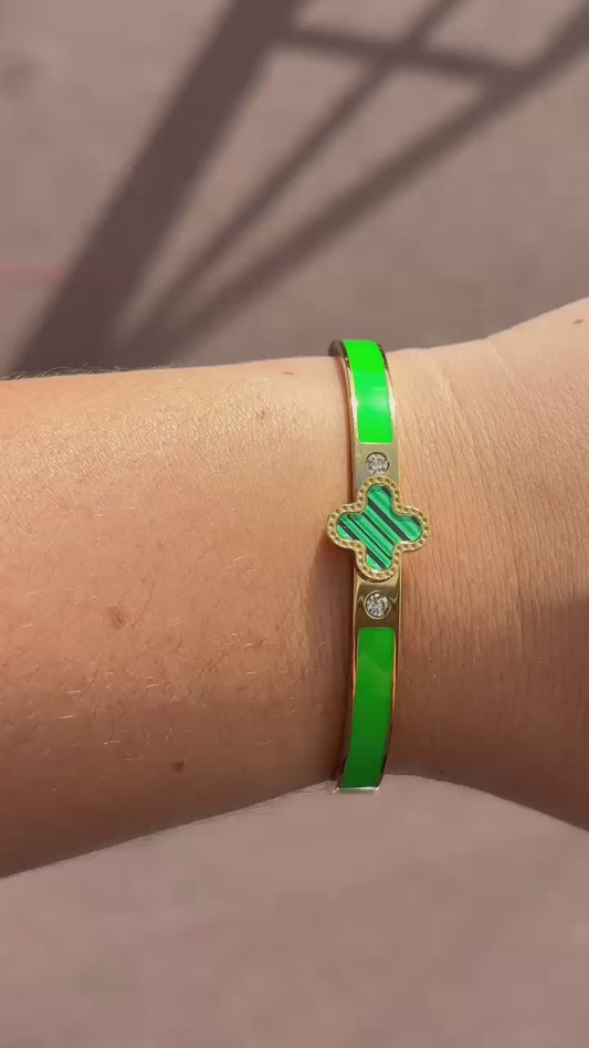 BRACELET GREEN ( Acier inoxydable)